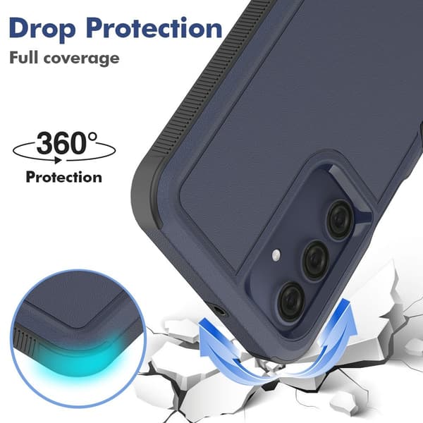 Samsung Galaxy A16 Skal Extreme Shockproof Mörk Blå