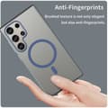 Miniatyrbild 5 av 6: Samsung Galaxy S23 Ultra Skal MagSafe Slim Matt Mörk Blå