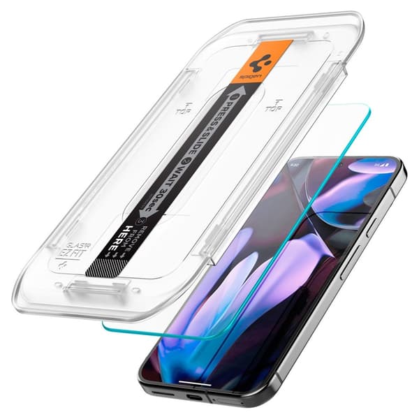 Spigen Google Pixel 9 Pro XL 2-PACK GLAS.tR "Ez Fit" Skärmskydd