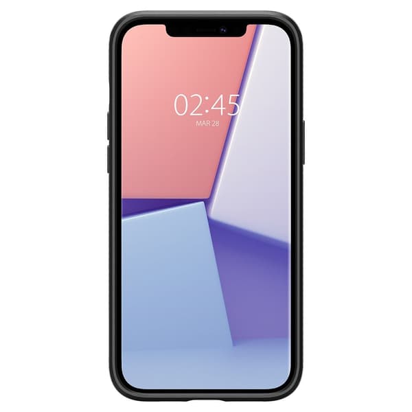 Spigen iPhone 12 / 12 Pro Skal Liquid Air Matt Svart