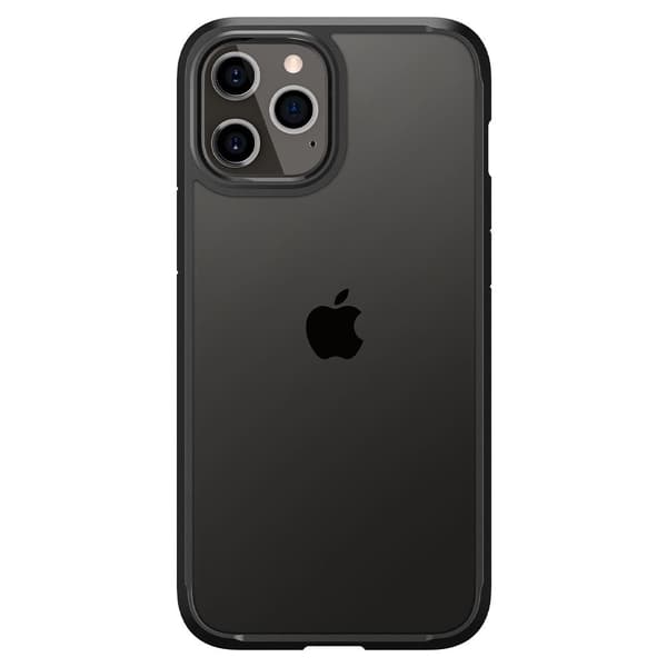 Spigen iPhone 12 / 12 Pro Skal Ultra Hybrid Matt Svart