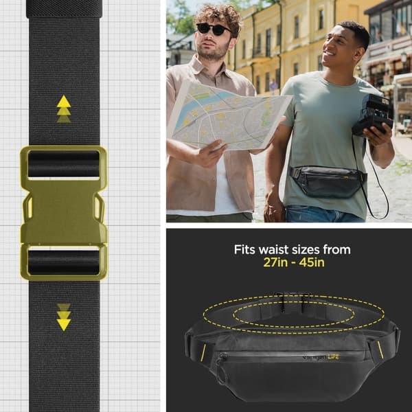 Spigen Vattenavvisande Midjeväska RFID Svart