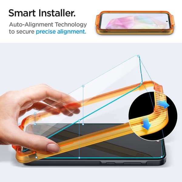 Spigen Samsung Galaxy A35 5G 2-PACK Skärmskydd ALM GLAS.tR