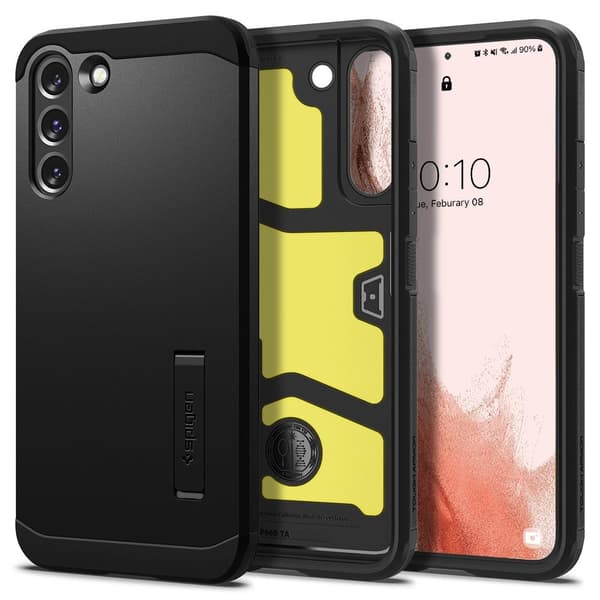 Spigen Samsung Galaxy S22 Skal Tough Armor Svart