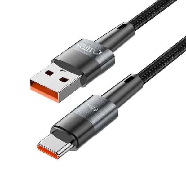 Tech-Protect 0.5 m 66W/6A USB-C Kabel UltraBoost Grå