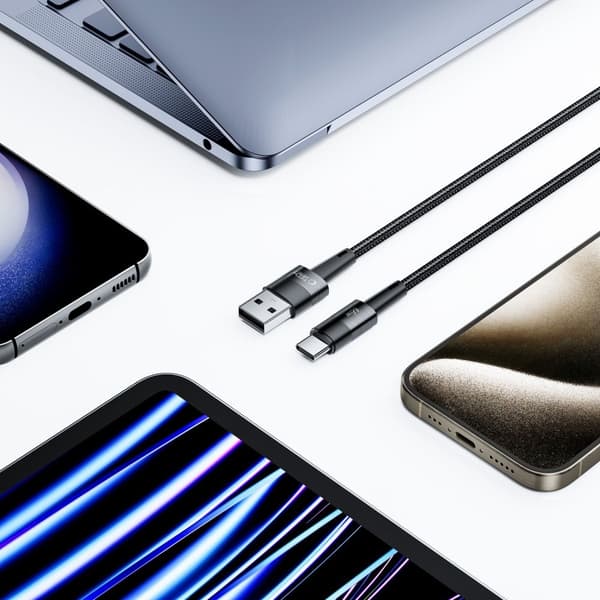 Tech-Protect 0.5 m 66W/6A USB-C Kabel UltraBoost Grå