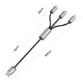 Miniatyrbild 3 av 6: Tech-Protect 1 m 3.5A 3in1 USB-C/Lightning/Micro Kabel UltraBoost