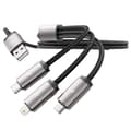 Miniatyrbild 5 av 6: Tech-Protect 1 m 3.5A 3in1 USB-C/Lightning/Micro Kabel UltraBoost