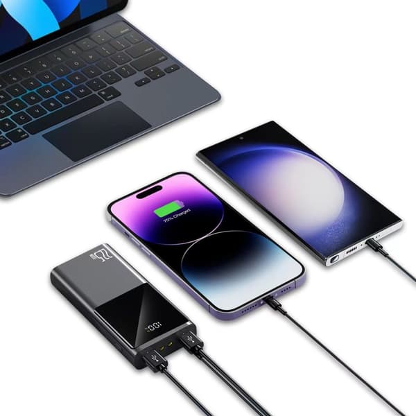 Tech-Protect 20000mAh 22.5W Powerbank Grå