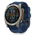 Miniatyrbild 1 av 5: Tech-Protect Garmin Fenix 51 mm Armband Silicone Navy Blue