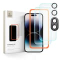 Miniatyrbild 1 av 6: Tech-Protect iPhone 16 Plus 3-PACK Skärmskydd/Linsskydd