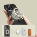 Miniatyrbild 6 av 10: Tech-Protect iPhone 16 Pro Max Skal MagSafe MagEdge Matt Svart/Gunmetal