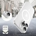 Miniatyrbild 5 av 5: Tech-Protect iPhone 16 Pro Skal MagSafe MagSlim Matt Vit