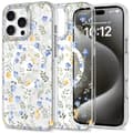 Miniatyrbild 1 av 5: Tech-Protect iPhone 16 Pro Max Skal MagSafe MagMood Spring Flowers