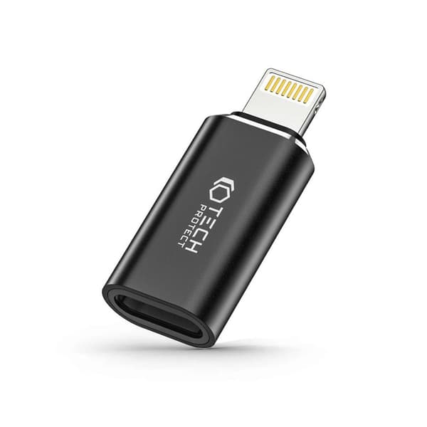 Tech-Protect Lightning - USB-C Adapter UltraBoost Svart