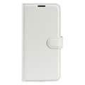 Miniatyrbild 5 av 6: Xiaomi 14 Ultra Fodral Litchi Läder Vit