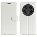 Miniatyrbild 1 av 6: Xiaomi 14 Ultra Fodral Litchi Läder Vit