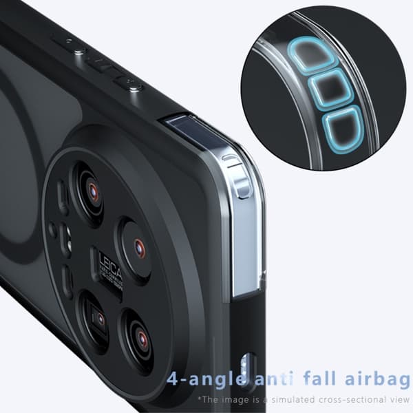 Xiaomi 14 Ultra Skal MagSafe Hybrid Matt Svart