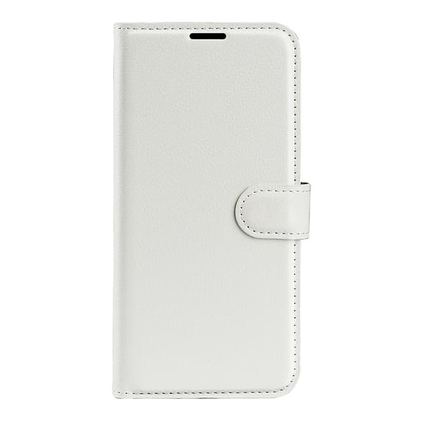 Xiaomi 14T Fodral Litchi Läder Vit