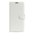 Miniatyrbild 6 av 6: Xiaomi Redmi 14C Fodral Litchi Läder Vit