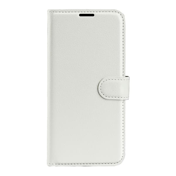 Xiaomi Redmi 14C Fodral Litchi Läder Vit