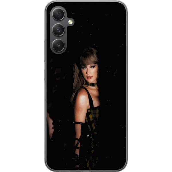 Samsung Galaxy A15 5G Genomskinligt Skal Taylor Swift
