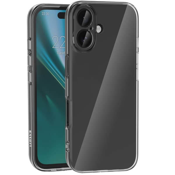 Etteri Clear Case till iPhone 16 Plus