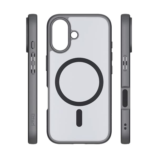 Etteri Takakuori Magsafe-varmistimella 16 Plus - iPhone 16 Plus - Svart