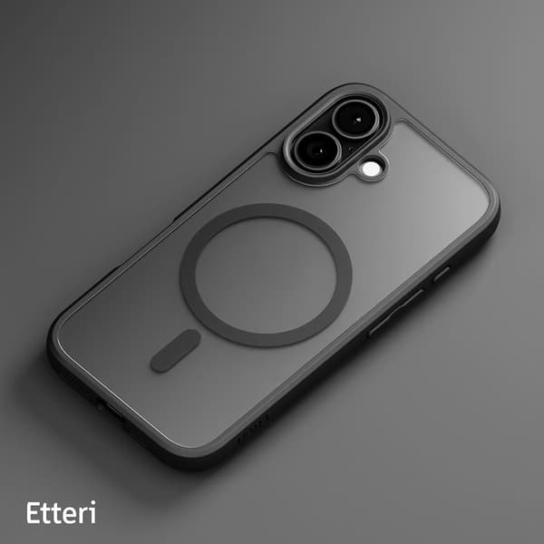 Etteri Takakuori Magsafe-varmistimella 16 Plus - iPhone 16 Plus - Svart