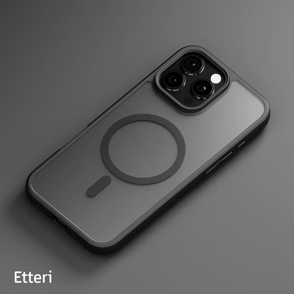 Etteri Takakuori Magsafe-varmistimella iPhone 16 Pro Max - Svart - Svart