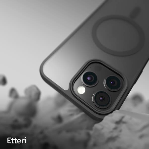 Etteri Takakuori Magsafe-varmistimella iPhone 16 Pro Max - Svart - Svart