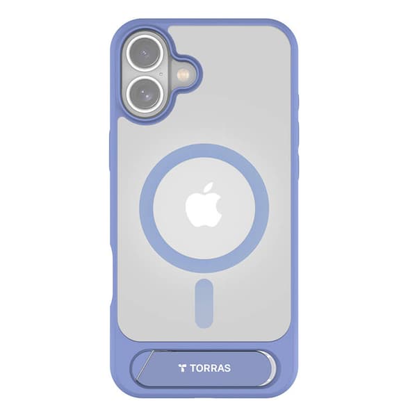 Torras Pstand Series -kotelo iPhone 16:lle (sininen)