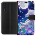 Miniatyrbillede 1 af 3: Samsung Galaxy A50 Tegnebogsetui Enhjørning