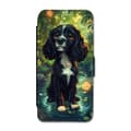 Miniatyrbilde 1 av 3: Barn Søt Tegneserie Cocker Spaniel Hund Flip-etui Til iPhone 15