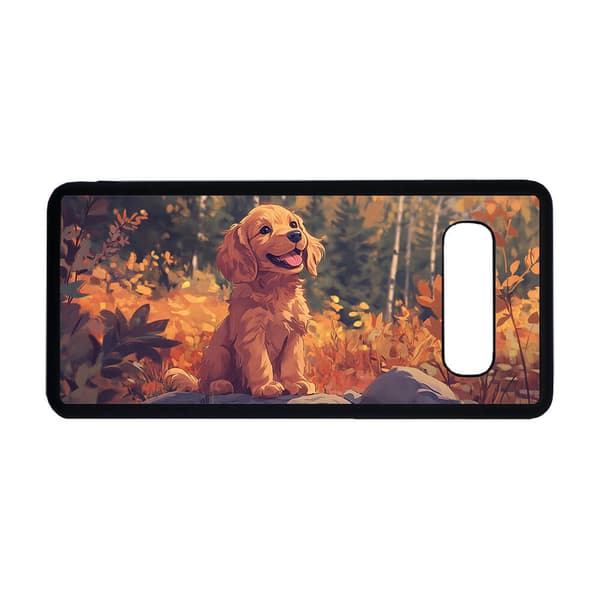 Børn Sød Tegneserie Cocker Spaniel Hund Samsung Galaxy S10 Mobiltelefon Dække