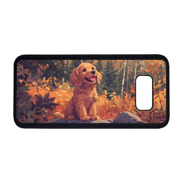 Barn Søt Tegneserie Cocker Spaniel Hund Samsung Galaxy S8+ Mobiltelefon Deksel