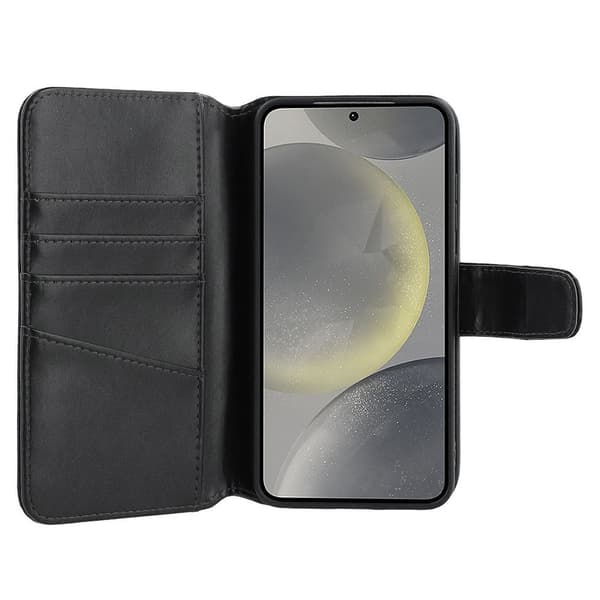 Nordic Covers Samsung Galaxy S25 Plus Fodral Essential Leather Raven Black