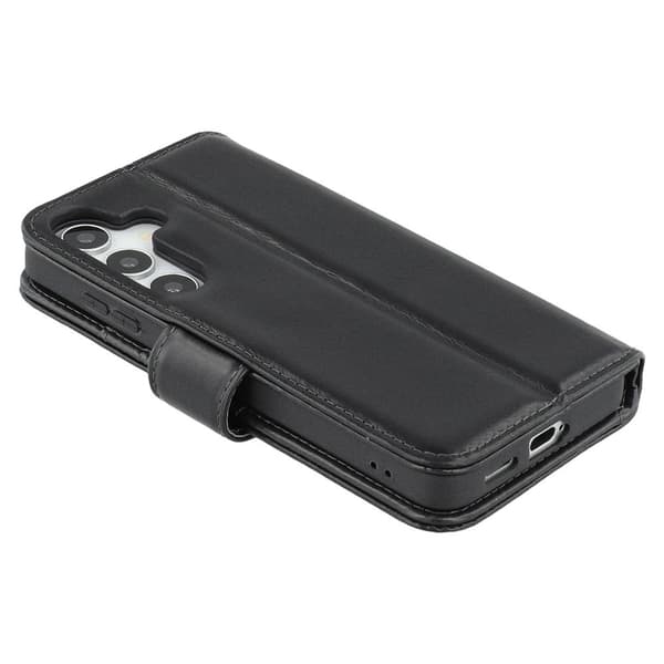 Nordic Covers Samsung Galaxy S25 Plus Fodral Essential Leather Raven Black