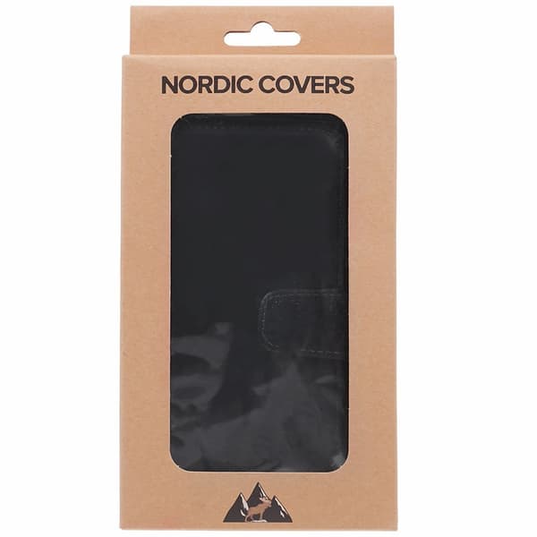 Nordic Covers Samsung Galaxy S25 Plus Fodral Essential Leather Raven Black
