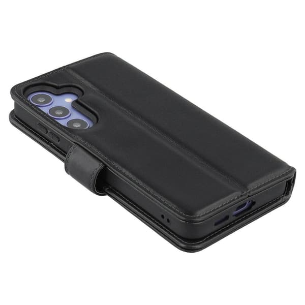 Nordic Covers Samsung Galaxy S24 FE Kotelo Essential Leather Raven Black