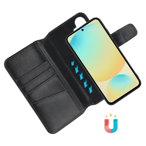 Nordic Covers Samsung Galaxy S24 FE Etui MagLeather Raven Black