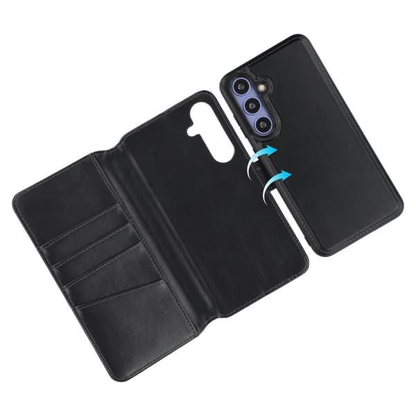 Nordic Covers Samsung Galaxy S24 FE Etui MagLeather Raven Black