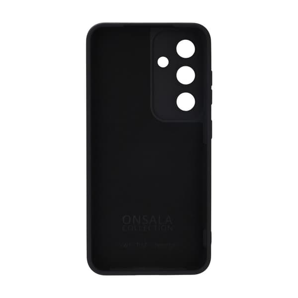 Onsala Samsung Galaxy S25 Kuori Silikoni kosketus Musta
