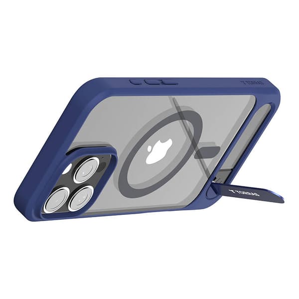 Torras Pstand Series Cover til iPhone 16 Pro (blå)