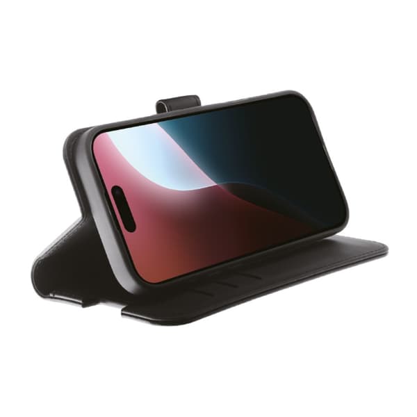 Vivanco iPhone 16 Pro Etui Classic Wallet Svart