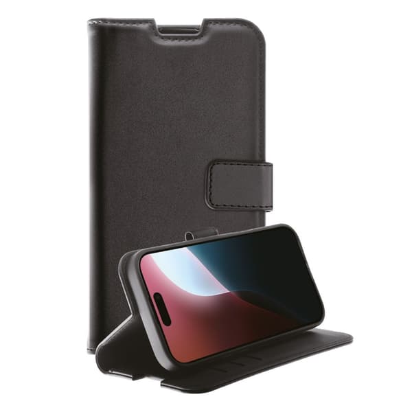 Vivanco iPhone 16 Pro Etui Classic Wallet Svart