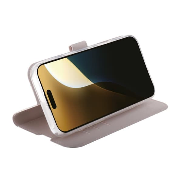 Vivanco iPhone 16 Pro Max Fodral Classic Wallet Greige