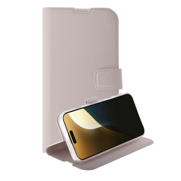 Vivanco iPhone 16 Pro Max Fodral Classic Wallet Greige