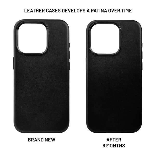 Fixed iPhone 16 Pro Max Kuori MagLeather Musta