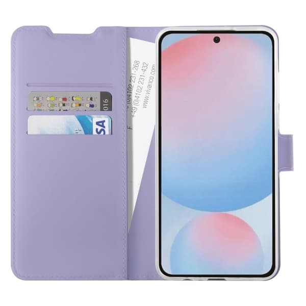 Vivanco Samsung Galaxy A36/Galaxy A56 Kotelo Classic Wallet Lavender